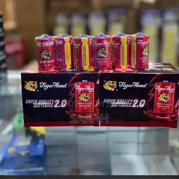 1 Pair Of Tiger Head Super Quality Batteries.