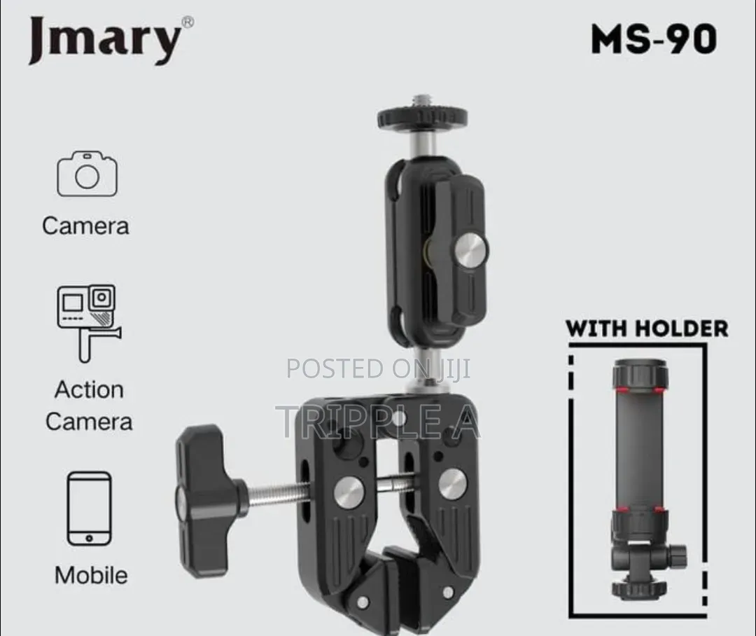 Super Clamp With Dual Ball Head