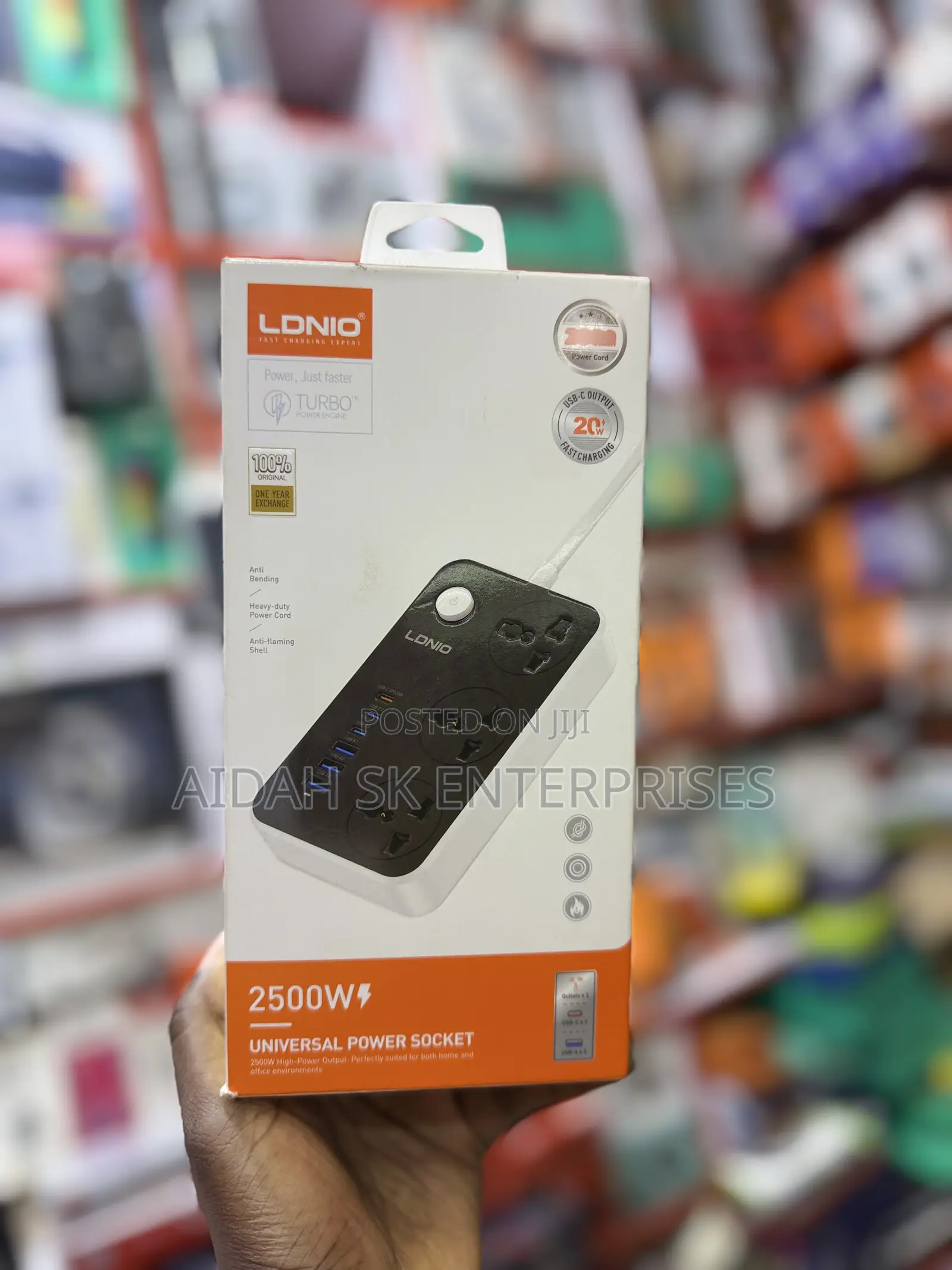 Ldnio Power Strip Three Universal Ac Outlets Charging Ports.