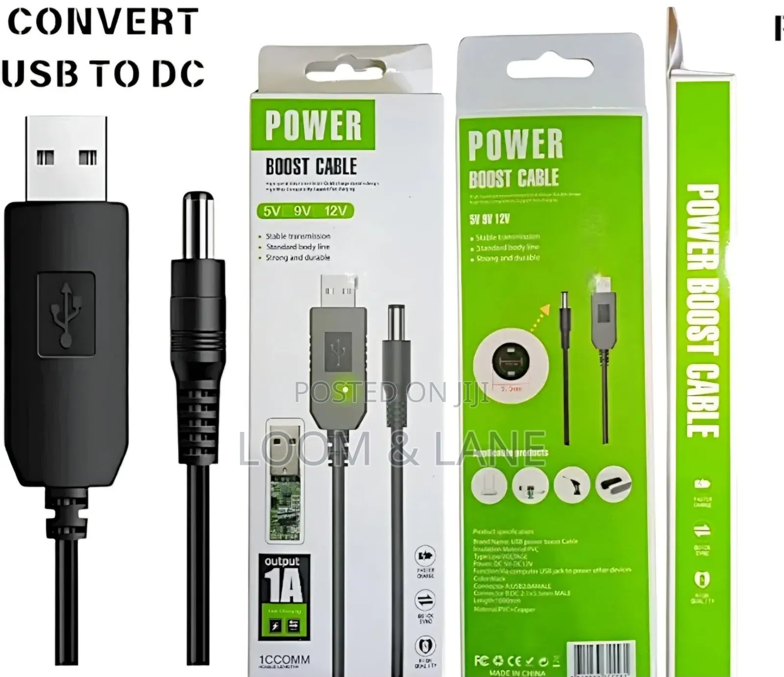 Usb Power Boost Cable 5v to 9v/12v
