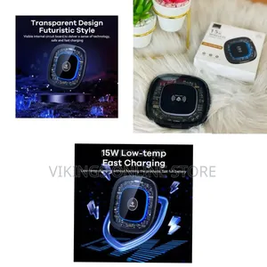 Lenyes Walking Series 15w Transparent Wireless Charger Stand Pw305