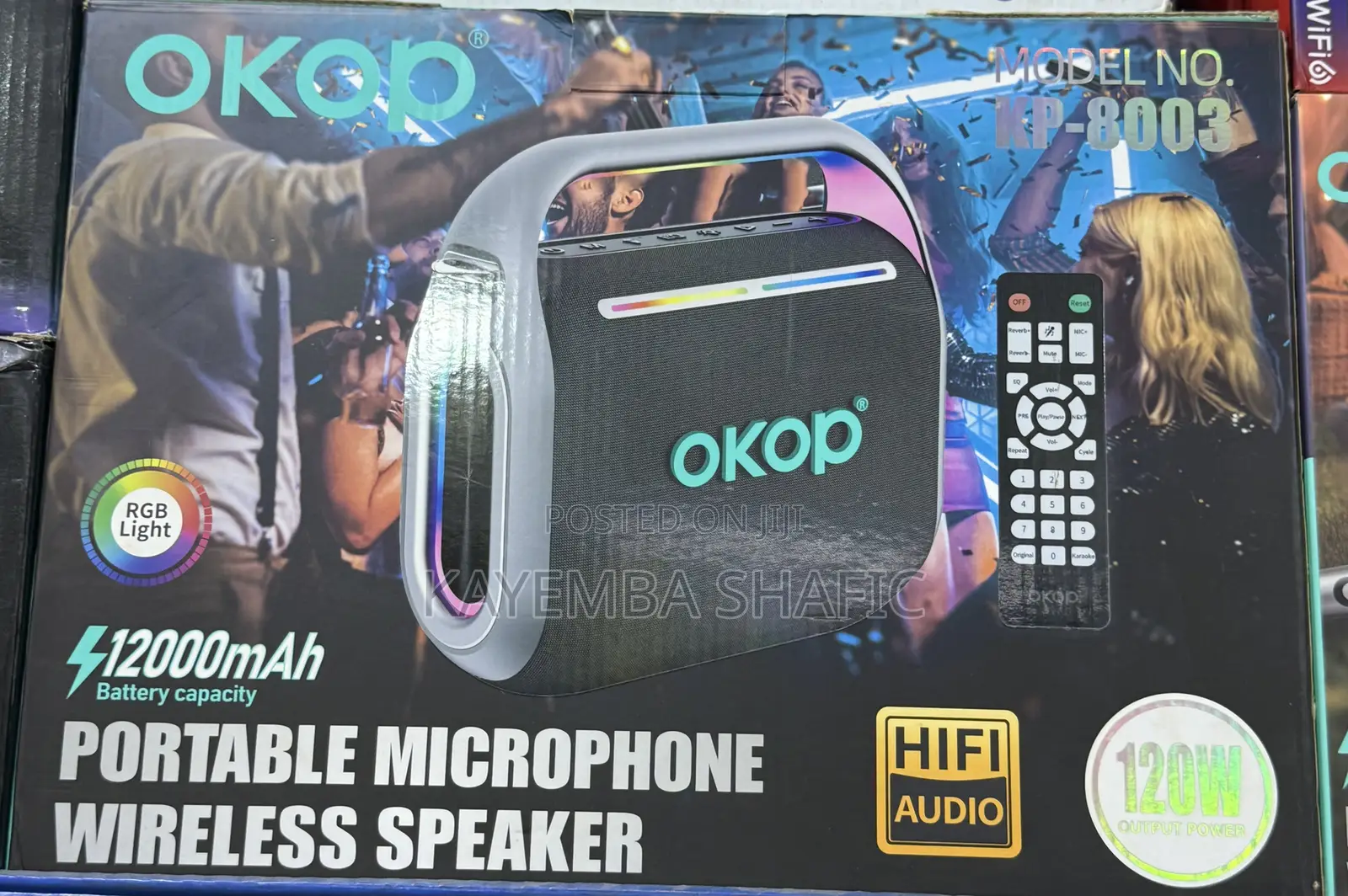 Okop Kp-8003 Portable Wireless Bluetooth Speaker With Microphone