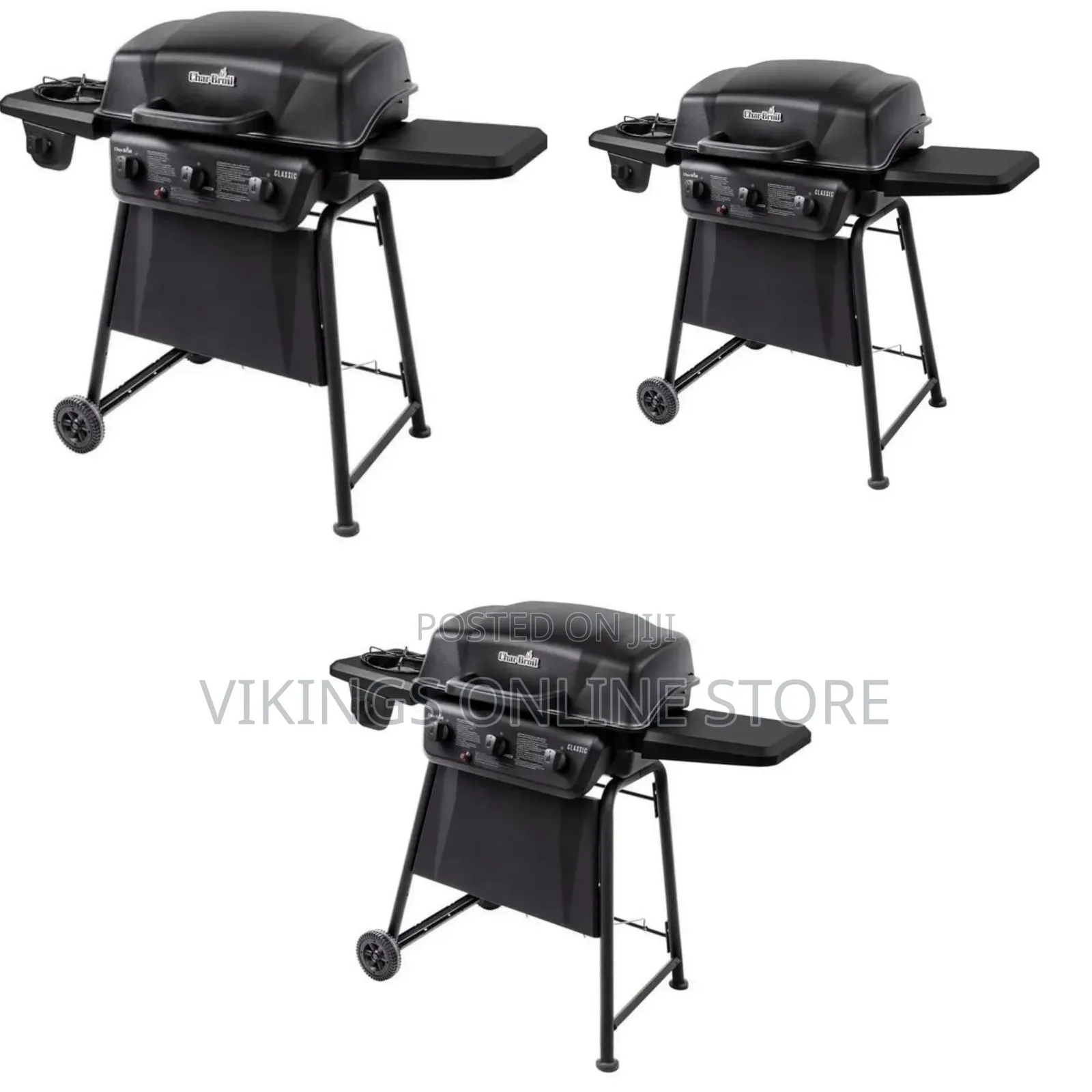 Boma 3 Burner BBQ Propane Gas Grill Stainless Steel Patio Garden