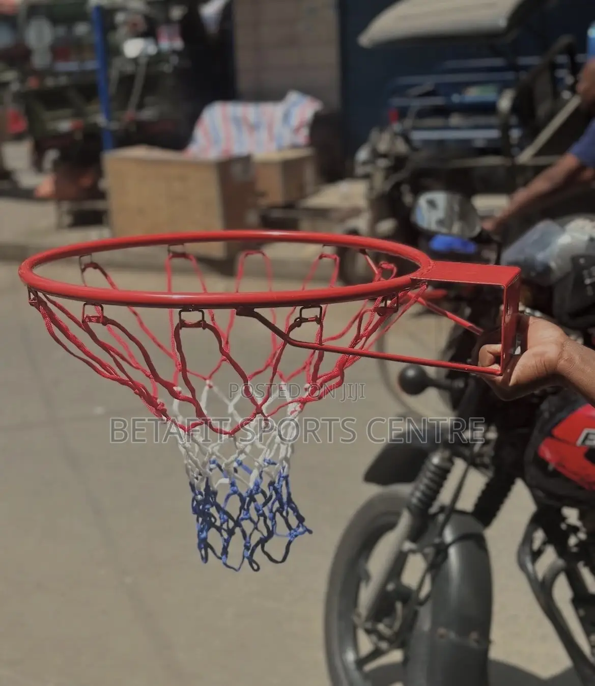 Wall Mounted Basketball Hoop Ring Goal Net