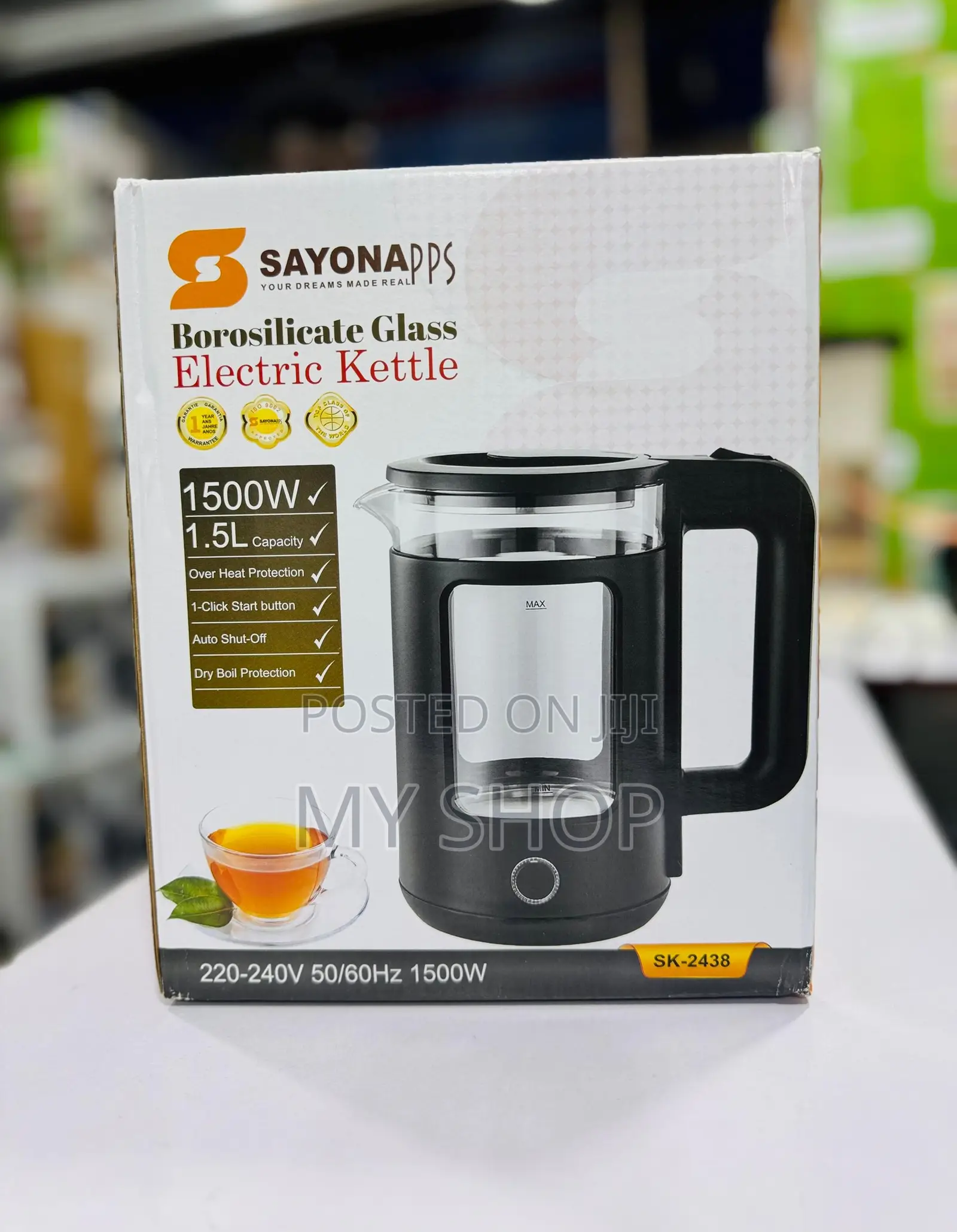 Sayona Glass Kettle