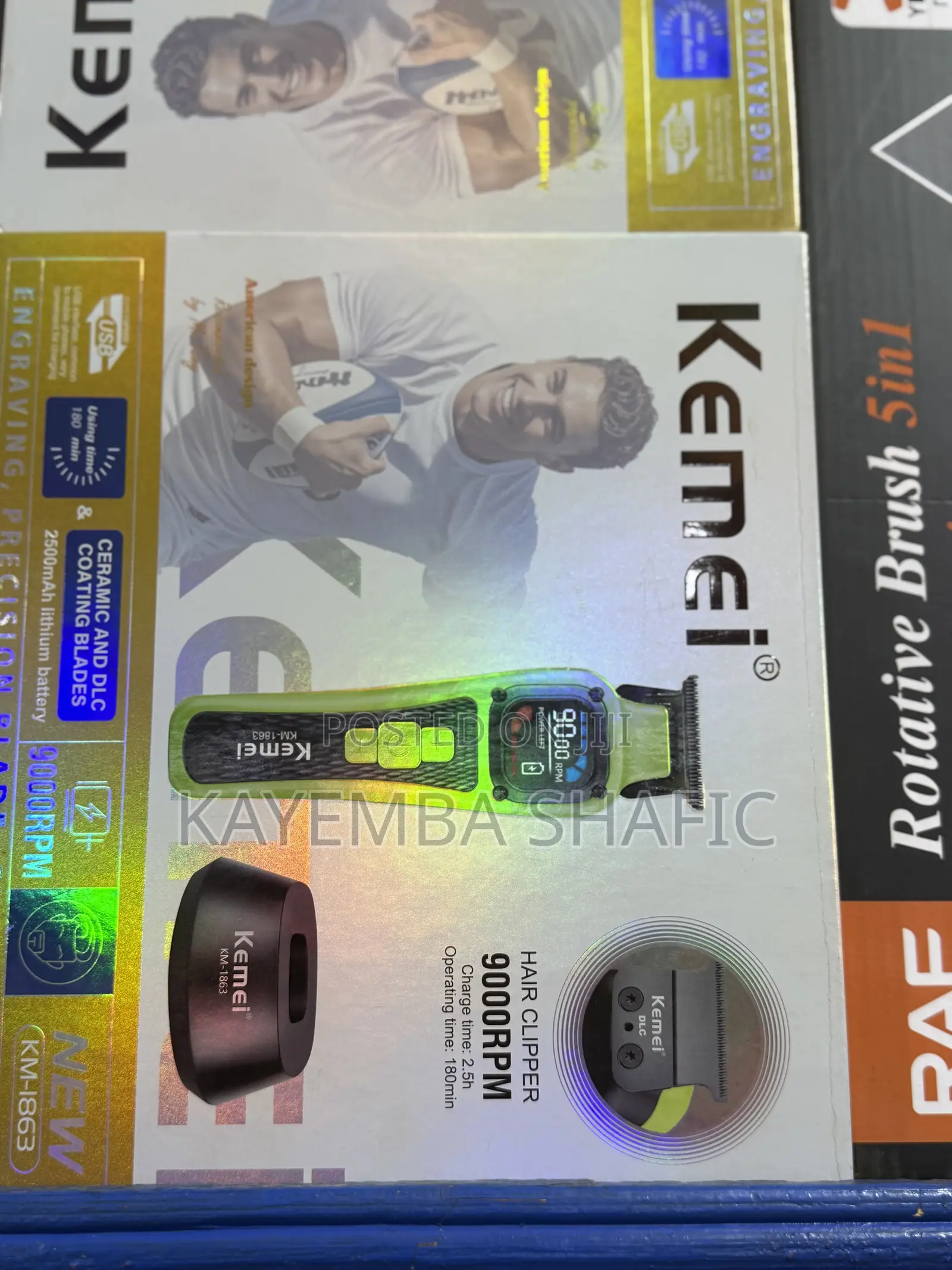 Kemei Km-1863 Professional Hair Clipper 9000rpm – Brand New