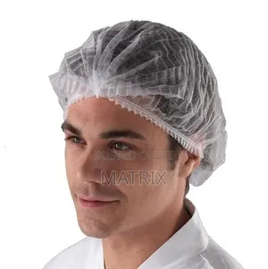 100pc Disposable Hair Net Non Woven Head Bouffant Hair Cap