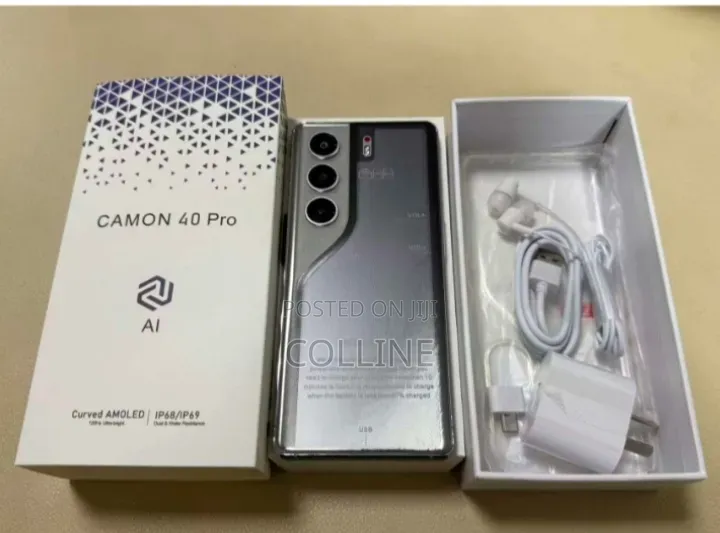 New Tecno Camon 40 Pro 256 GB Black