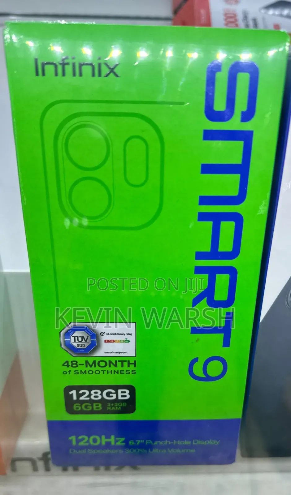 New Infinix Smart 9 128 GB Black