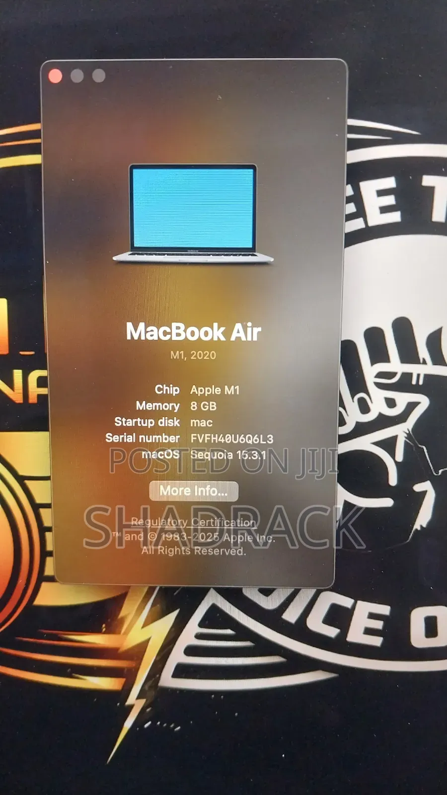 Laptop Apple MacBook Air 8GB Apple M1 SSD 256GB