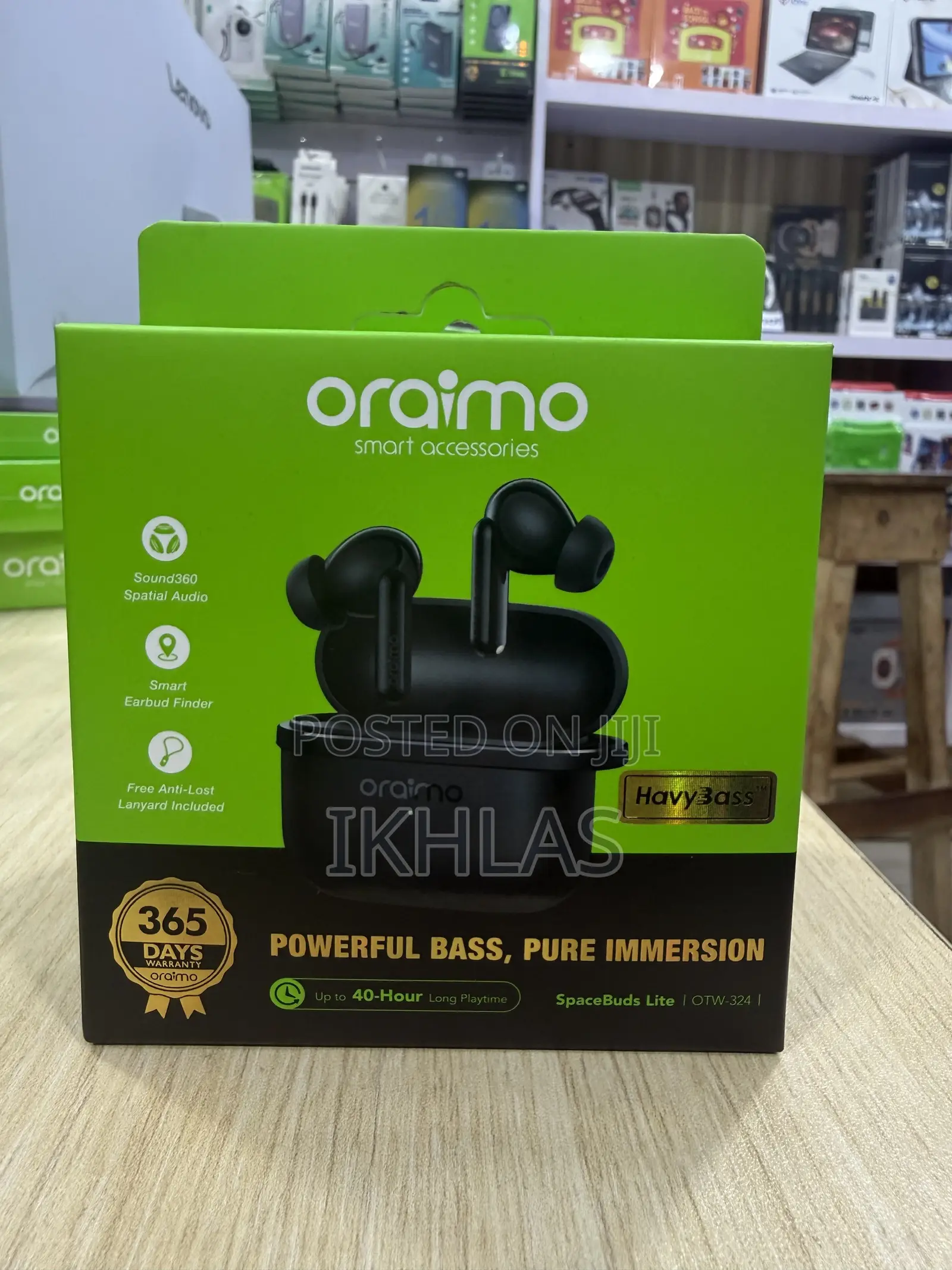 Oraimo Spacebuds Lite Otw-324 Earpods; Powerfull Bass, Pure Immersion