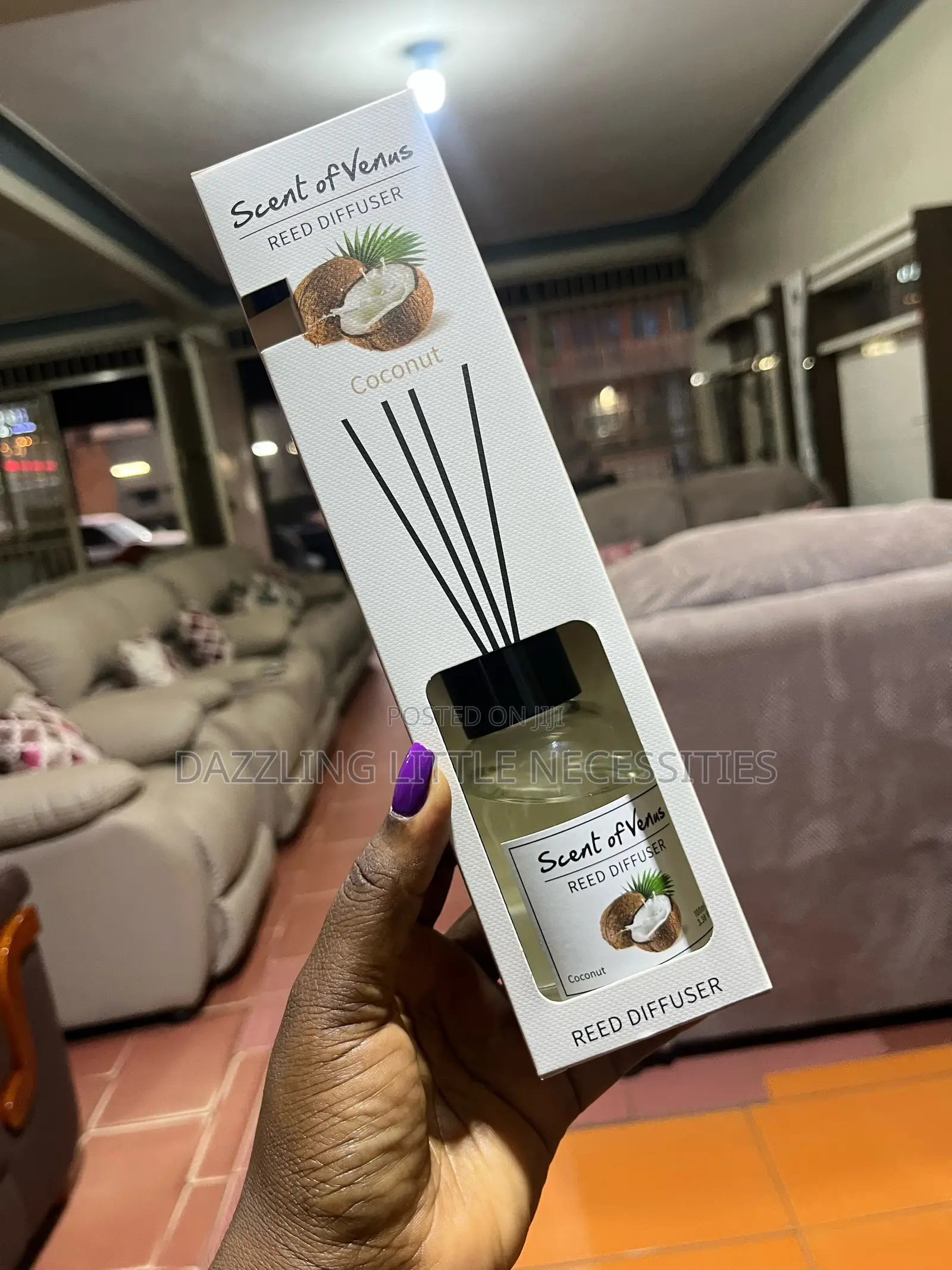 Scent of Venus Reed Diffuser - Coconut Flavor - 100mls