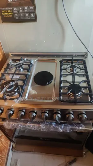 SPJ 4 Gas Burners + 1 Electric Hotplate Cookers \\ 80cm × 60cm