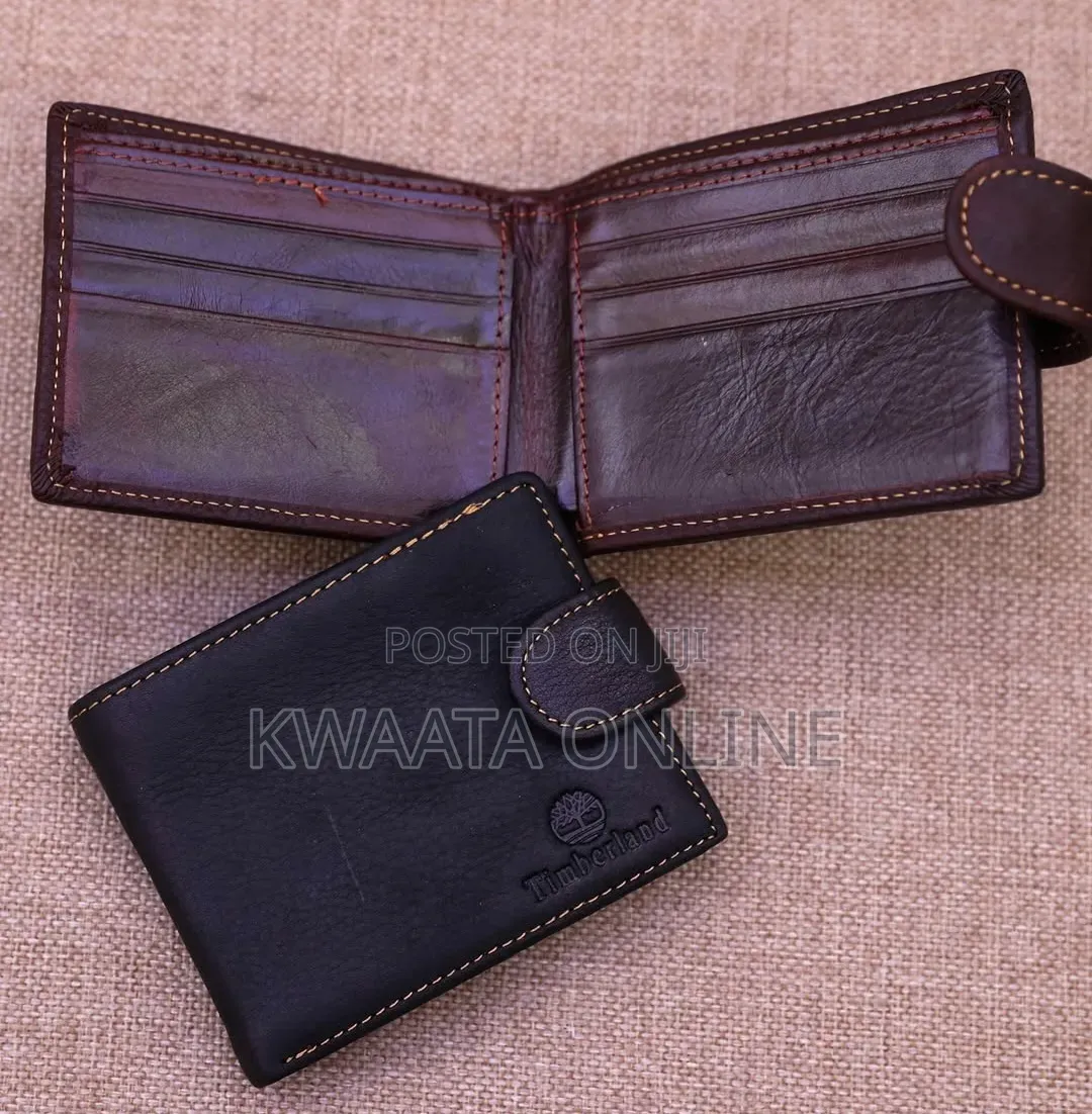 Men Wallets Leather Money Clip Front Pocket Thin Folded Wallet