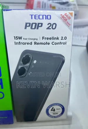New Tecno Pop 20 64 GB Black