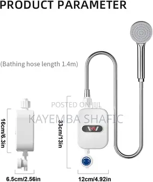 Brand New Smartex 3500w Instant Tankless Electric Water Heater Set