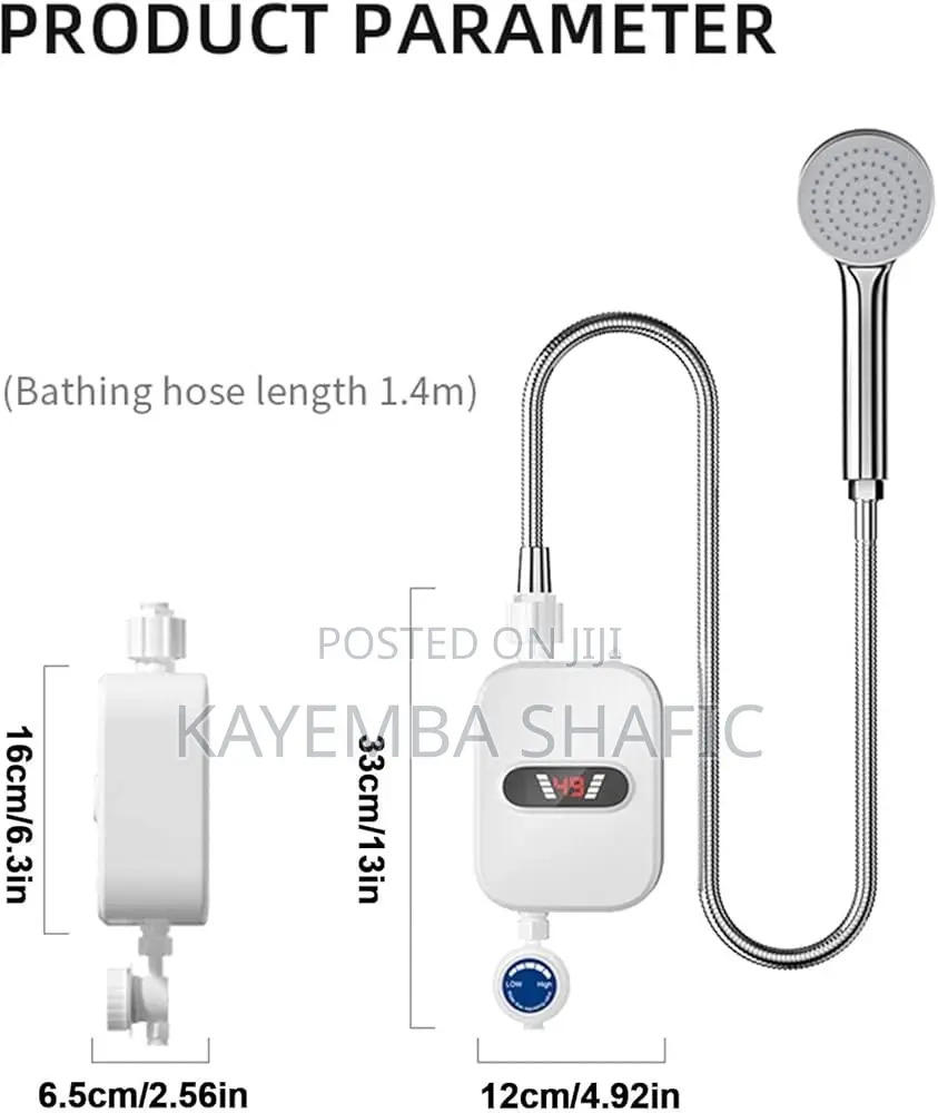 Brand New Smartex 3500w Instant Tankless Electric Water Heater Set