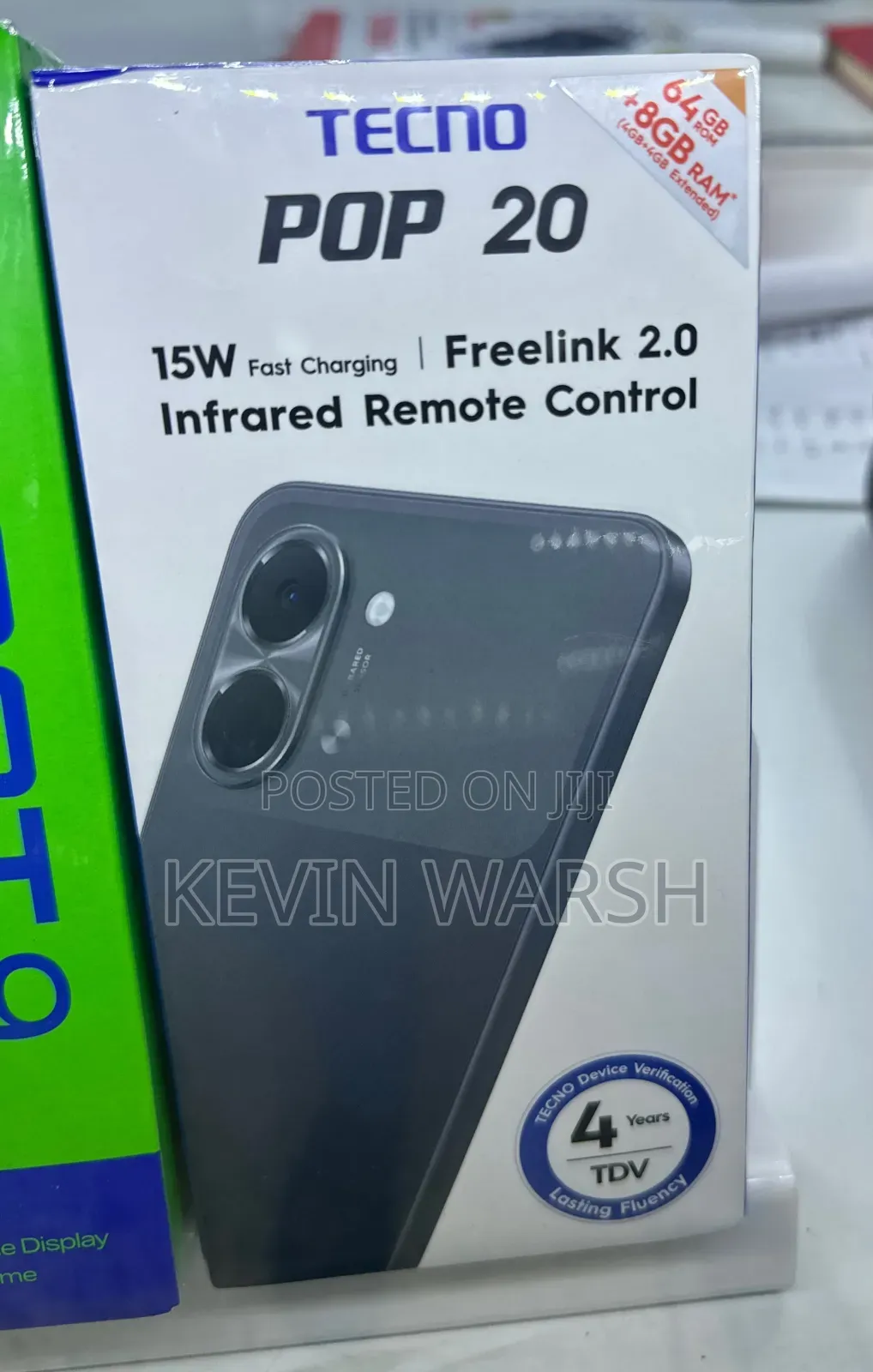 New Tecno Pop 20 64 GB Blue