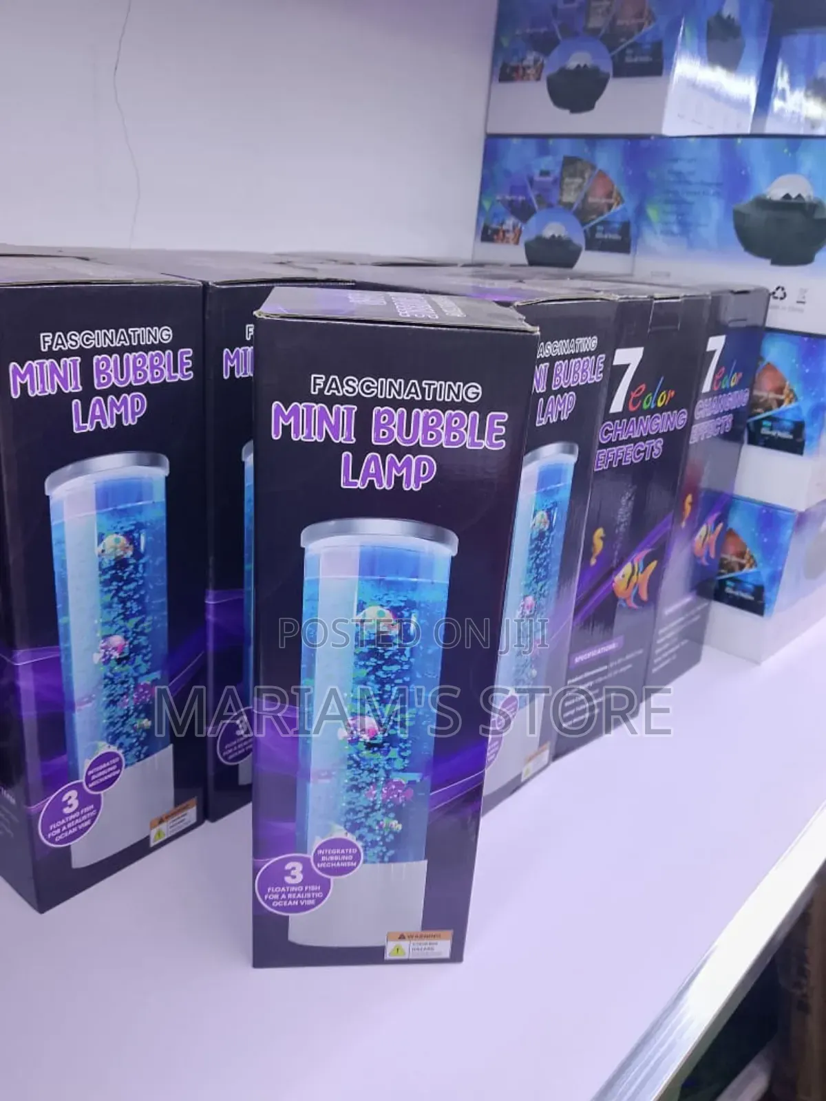 Mini Bubble Lamp With Color-changing Led Lights