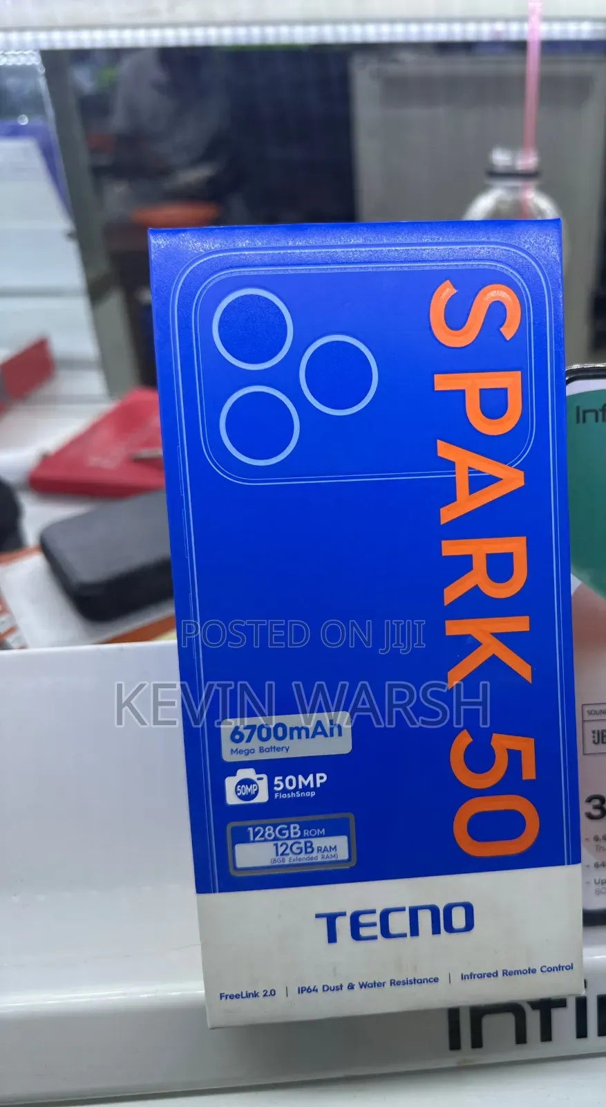 New Tecno Spark 50 128 GB Black