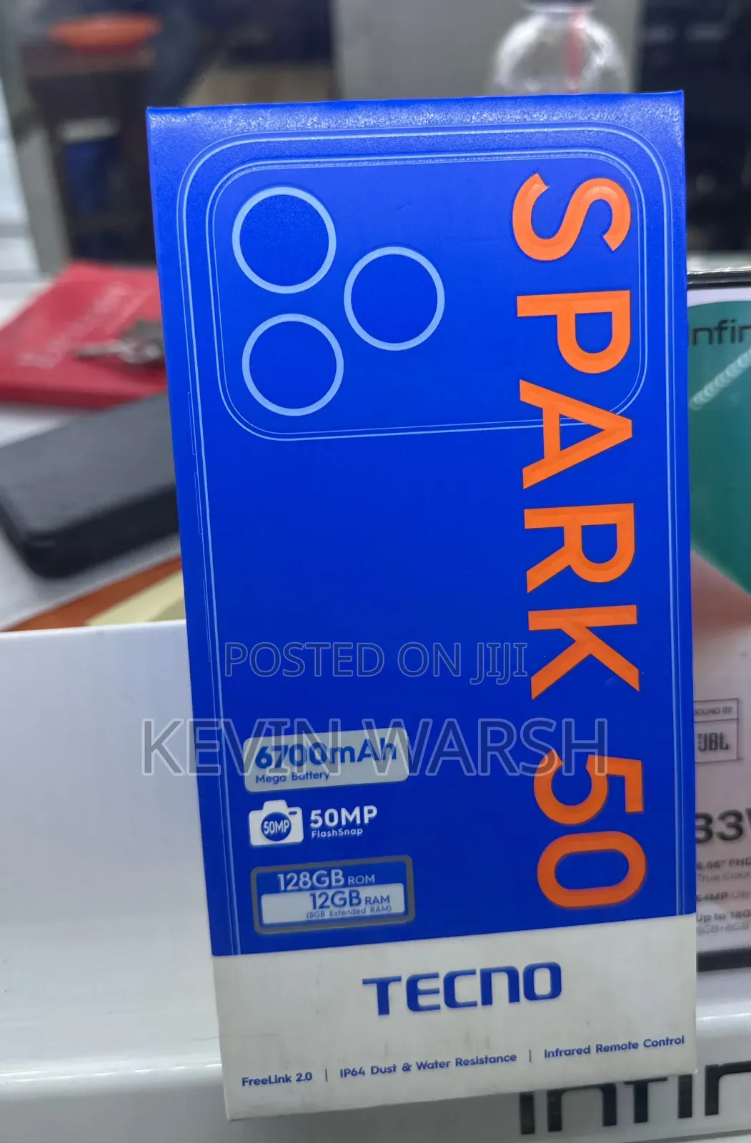 New Tecno Spark 50 128 GB Black