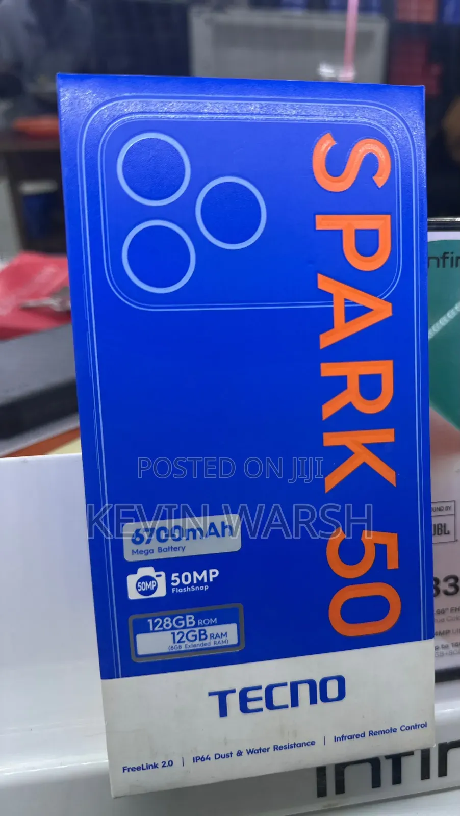 New Tecno Spark 50 128 GB Orange