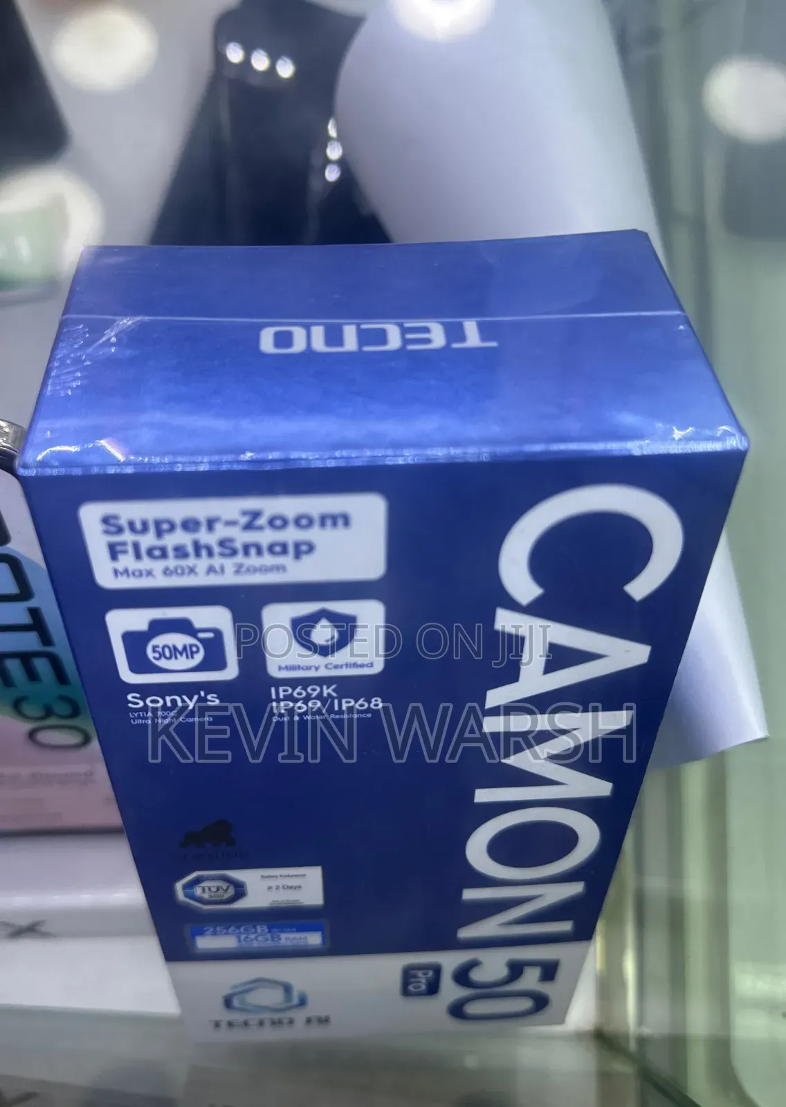 New Tecno Camon 50 Pro 256 GB Silver