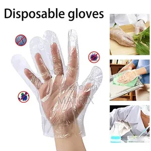100pcs Large Tpe Disposable Plastic Food Grade Gloves
