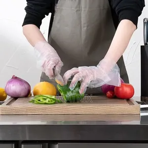 100pcs Large Tpe Disposable Plastic Food Grade Gloves