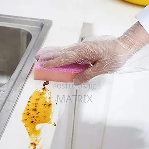 100pcs Large Tpe Disposable Plastic Food Grade Gloves