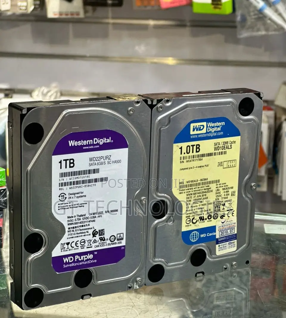 Western Digital 1tb Hard Drives Desktop Disk