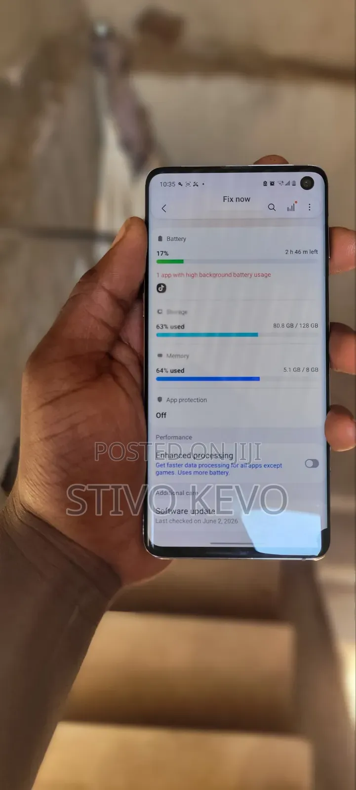 Samsung Galaxy S10 128 GB Orange