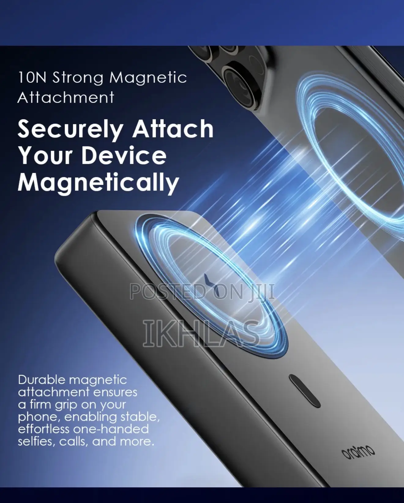 Oraimo Mag Power 15 Powerbank Opb-7102w Magnetic Wireless Charger