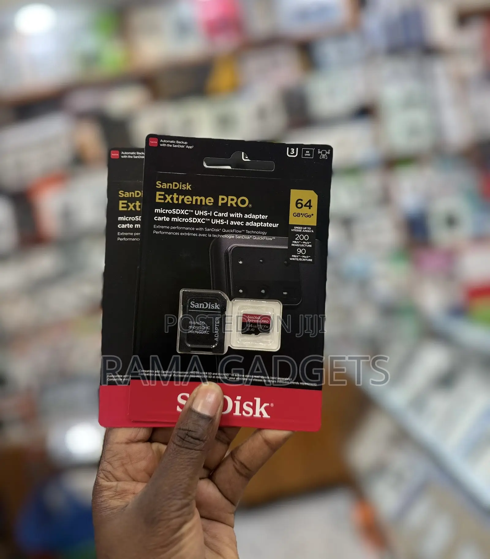 Sandisk Extreme Pro 64gb Microsdxc Uhs-I Card With Sd Adapter.