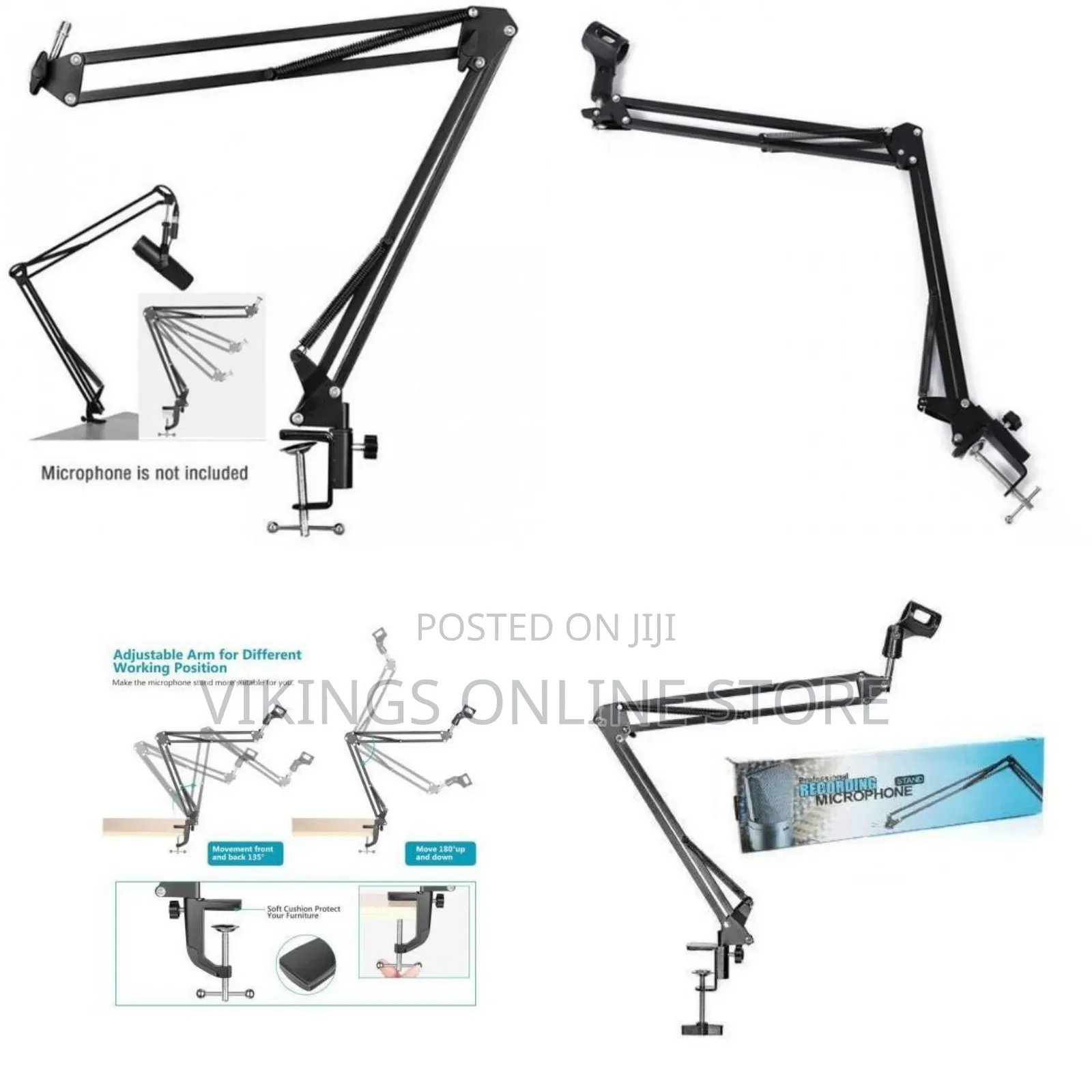 Adjustable Microphone Suspension Boombox Condenser Microphone Scissor