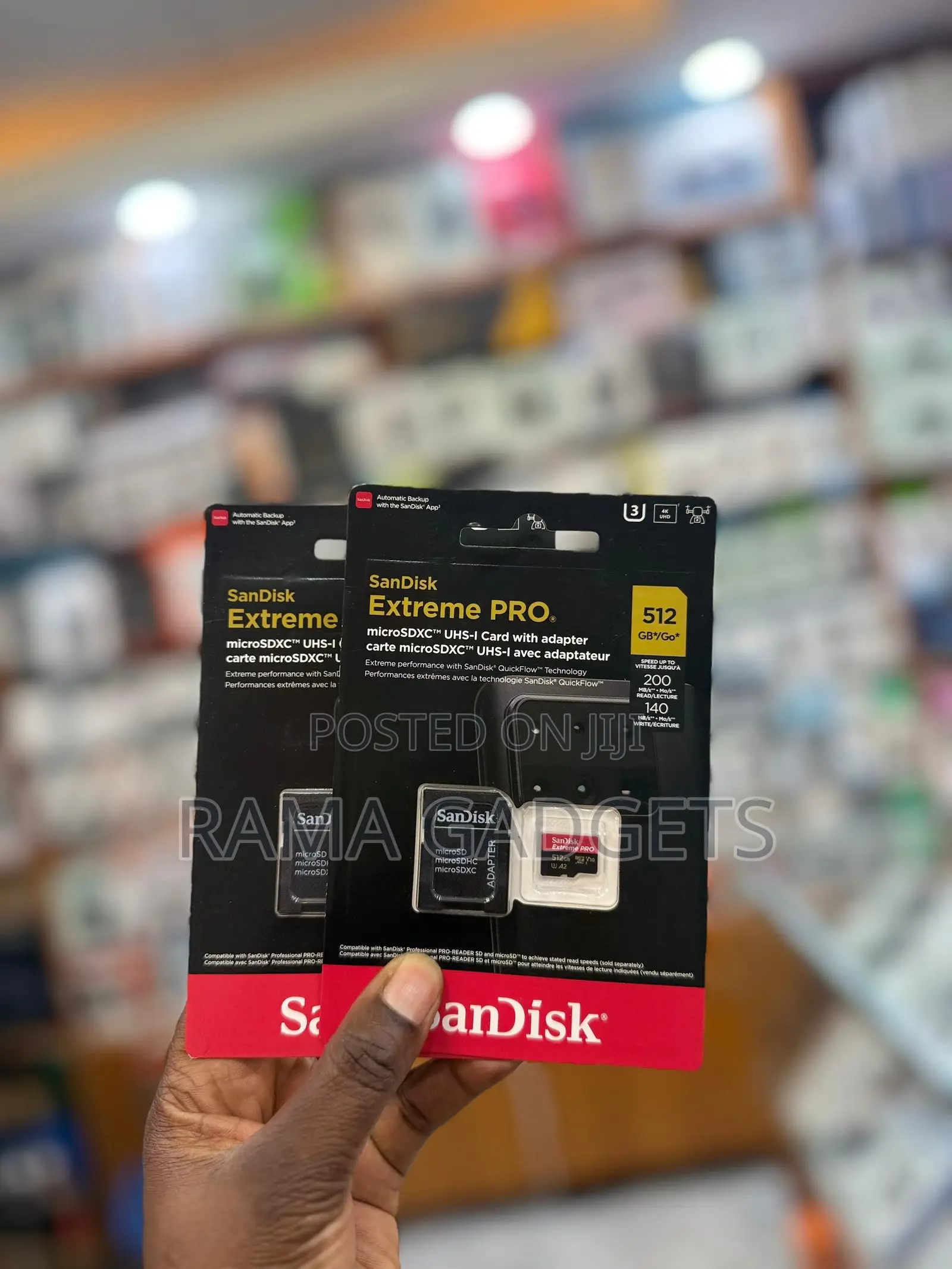 Sandisk Extreme 512gb Pro Microsdxc Uhs-I Card.