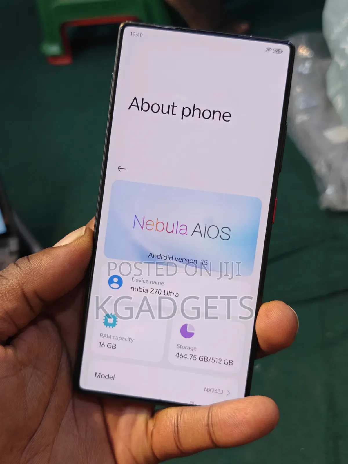 ZTE nubia Z70S Ultra 5G 512 GB Black