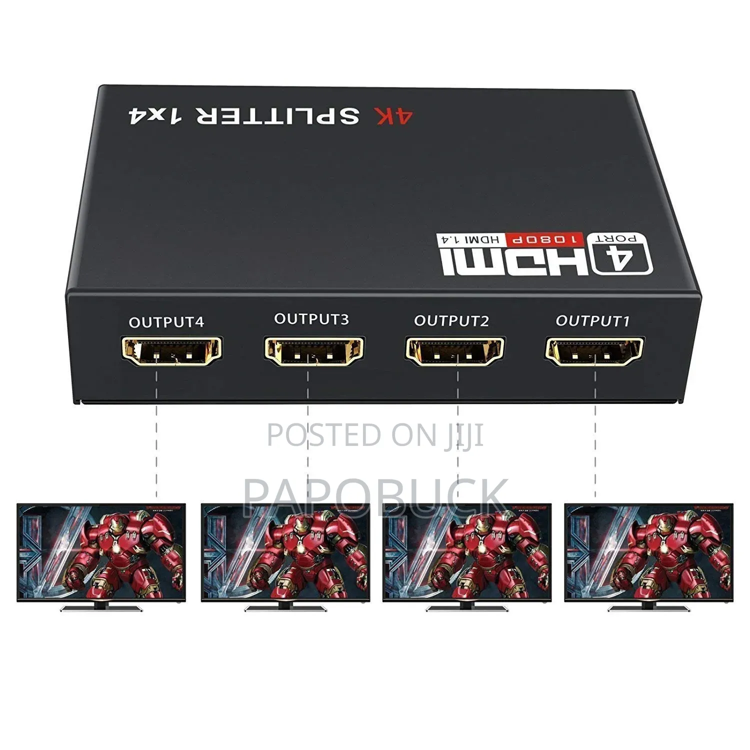 1x4 Hdmi Splitter (Model Awx-Hd1x4)