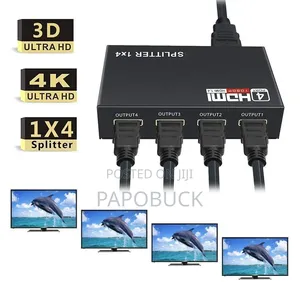 1x4 Hdmi Splitter (Model Awx-Hd1x4)