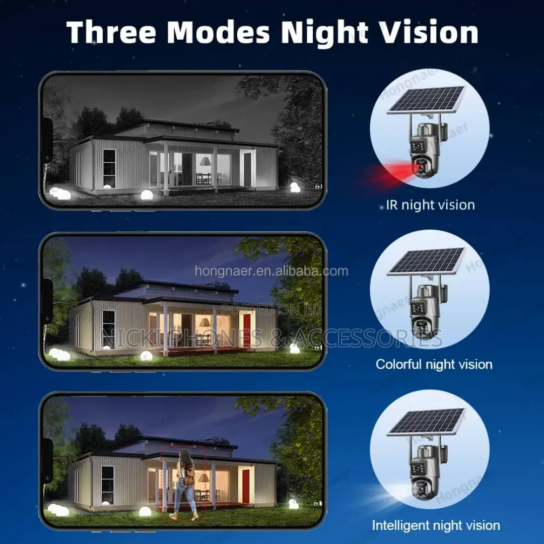 4g Dual Lens Security Camera