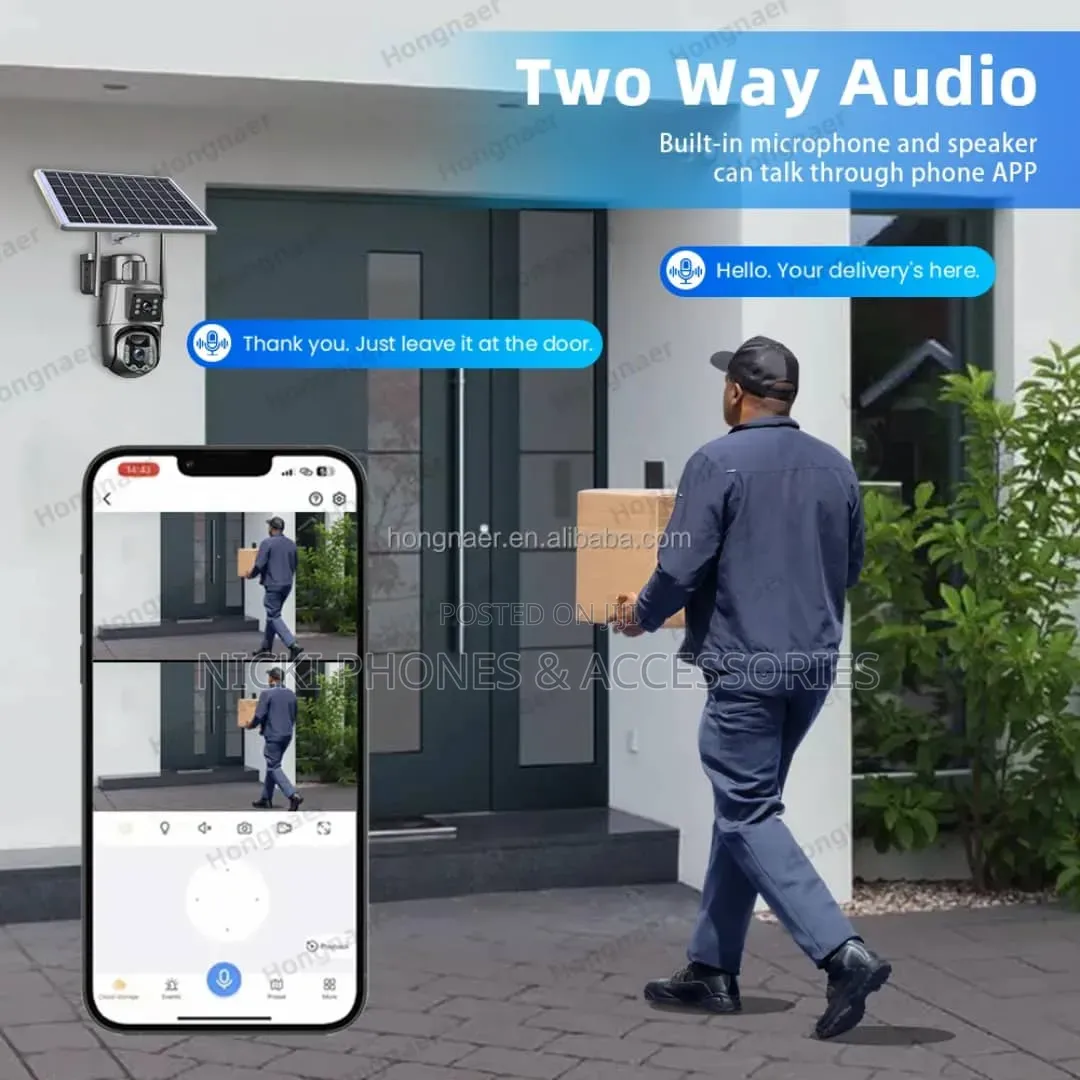 4g Dual Lens Security Camera