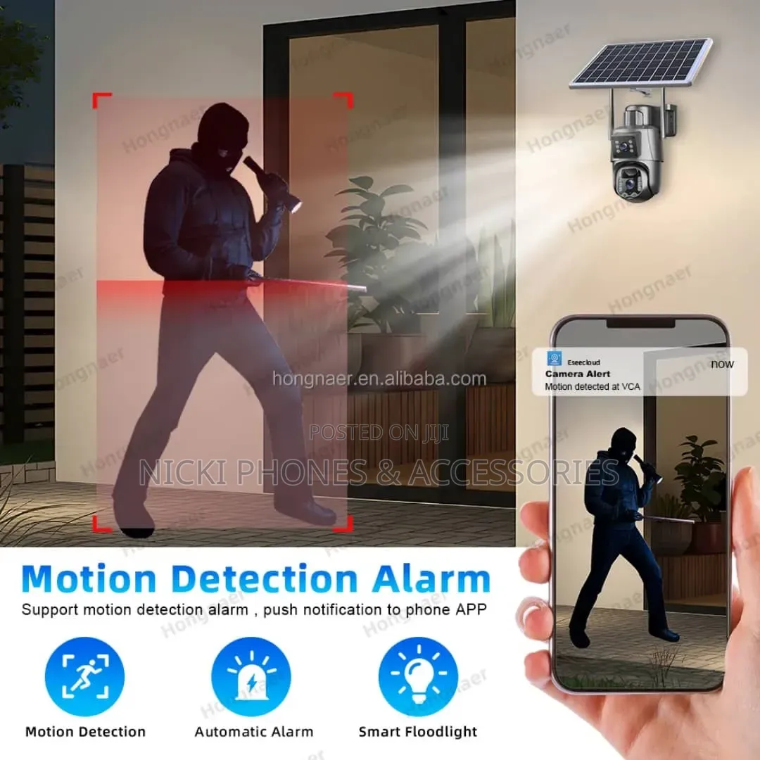4g Dual Lens Security Camera