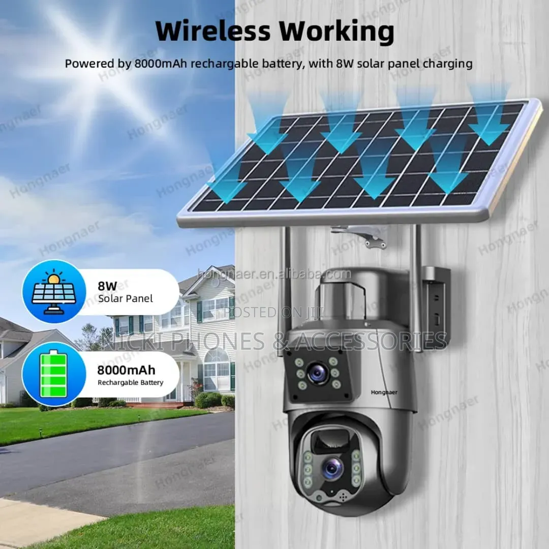 4g Dual Lens Security Camera