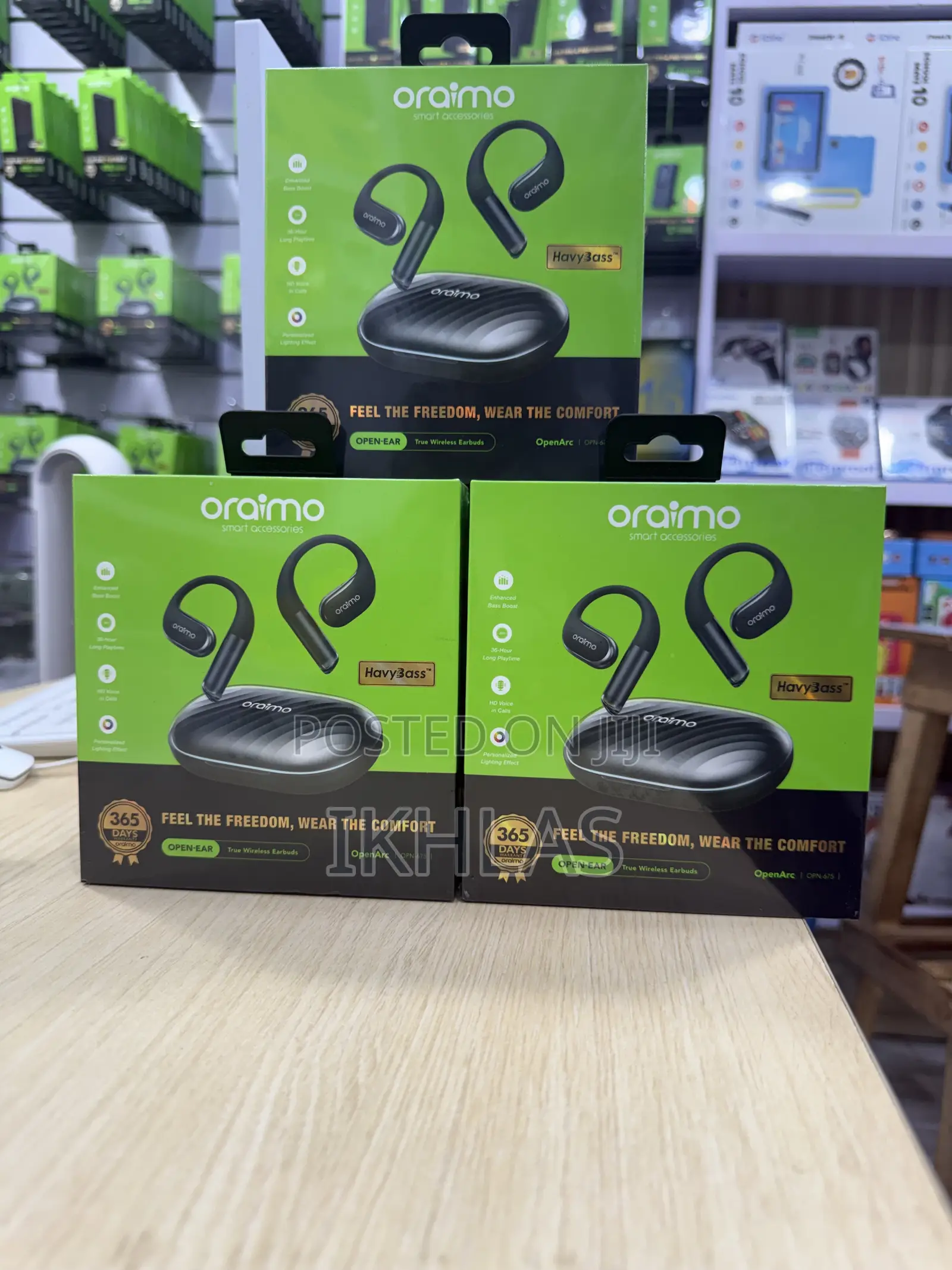 Oraimo Open Arc Opn-675 Open-Ear True Wireless Earbuds