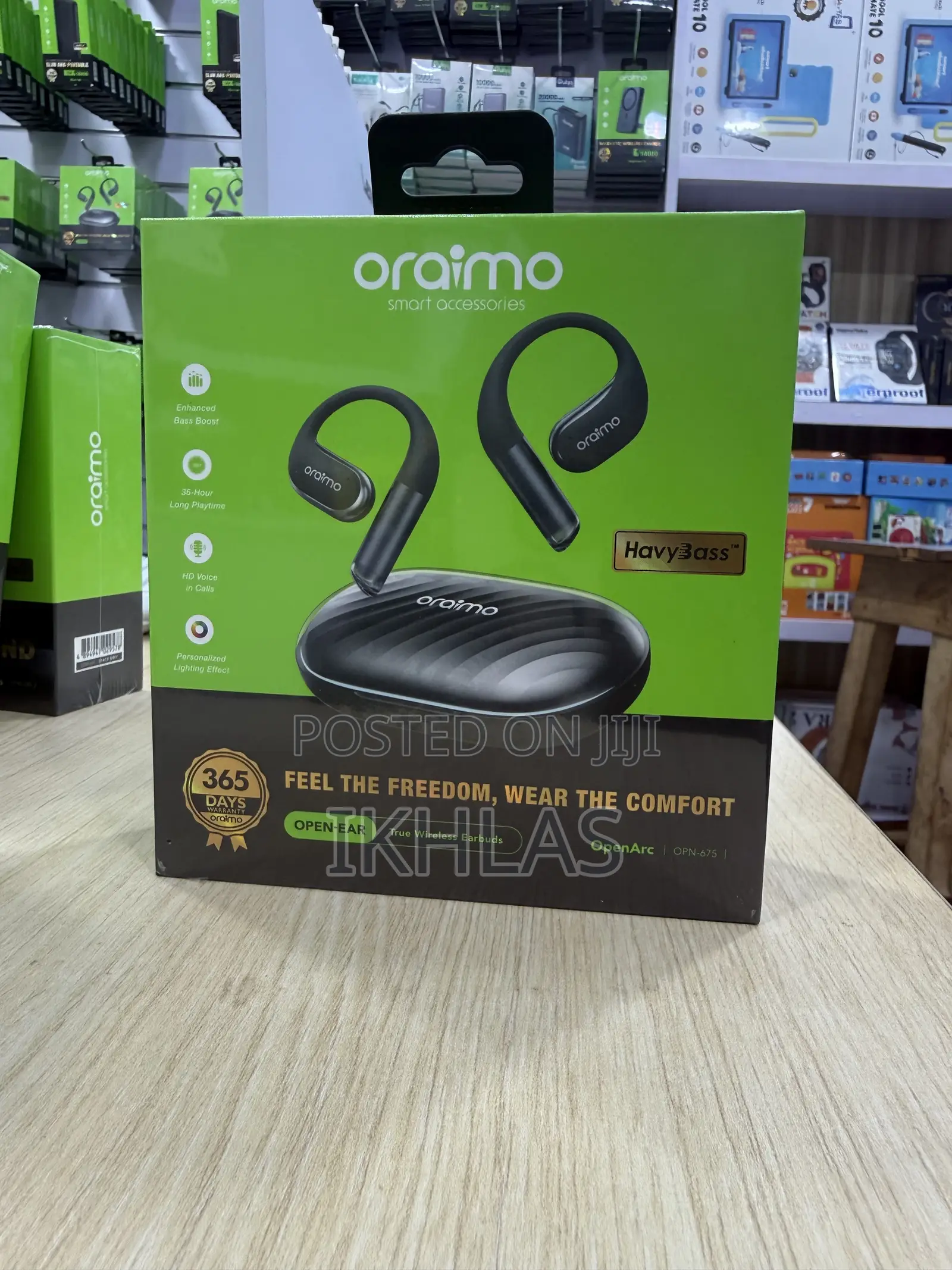 Oraimo Open Arc Opn-675 Open-Ear True Wireless Earbuds