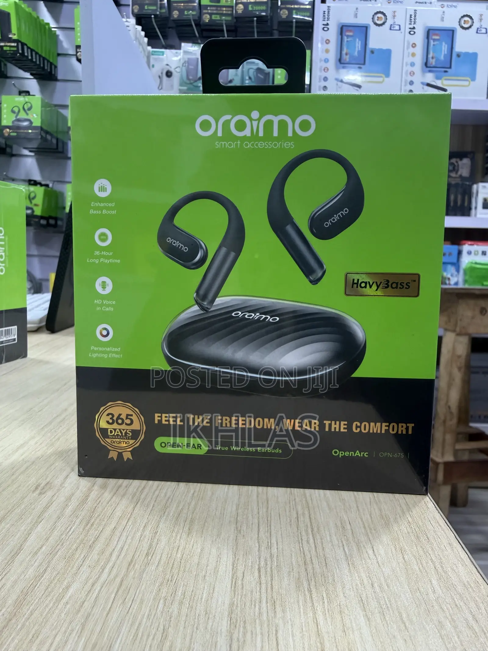 Oraimo Open Arc Opn-675 Open-Ear True Wireless Earbuds