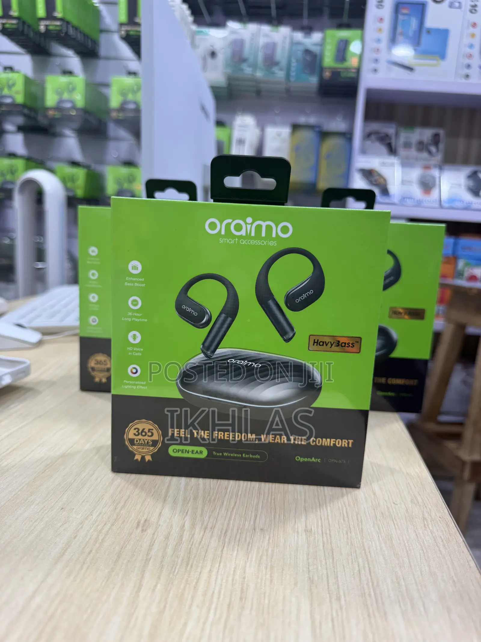 Oraimo Open Arc Opn-675 Open-Ear True Wireless Earbuds