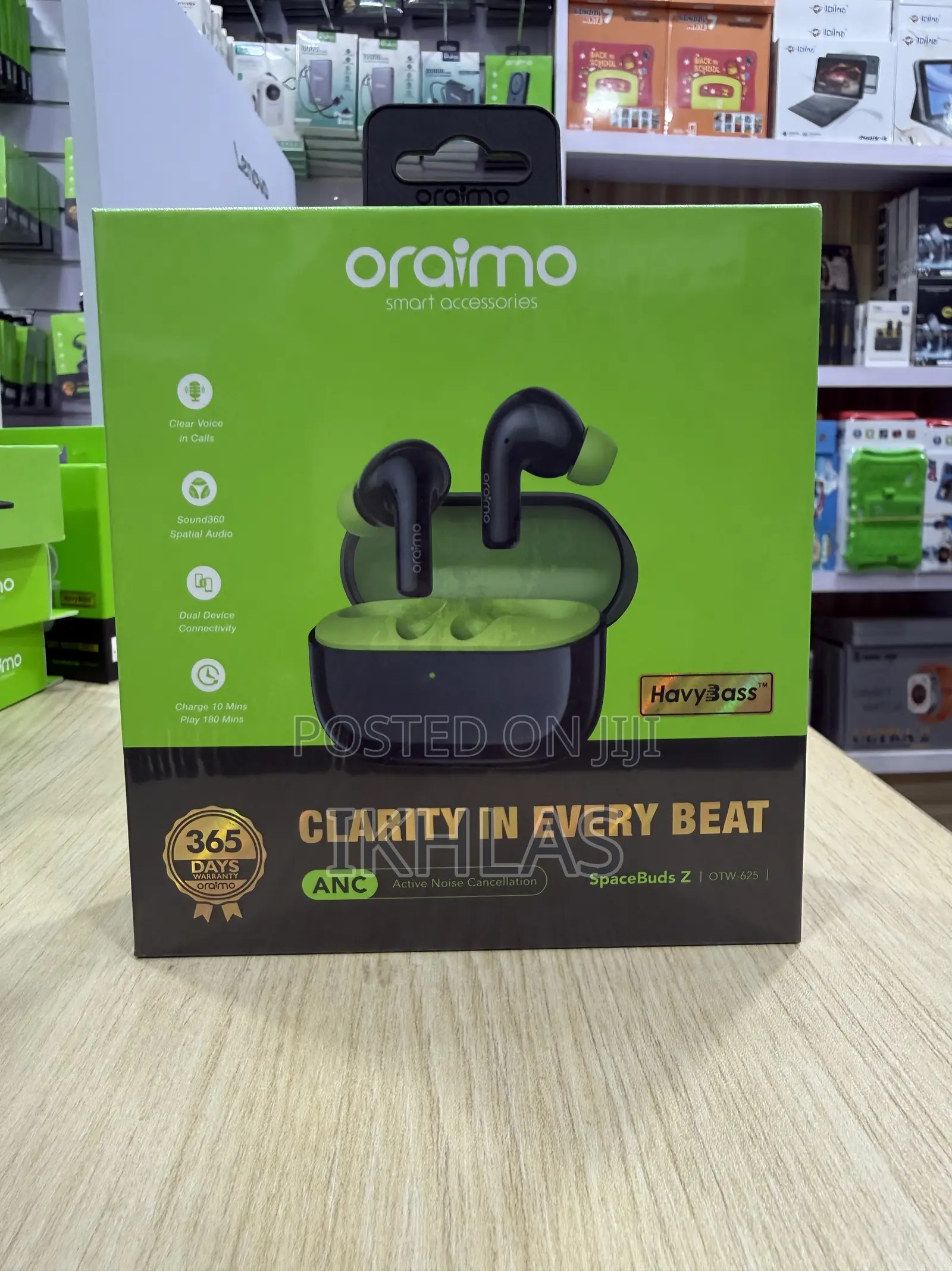 Oraimo Spacebuds Z Otw-625 Has Active Noise Cancellation and Clarity