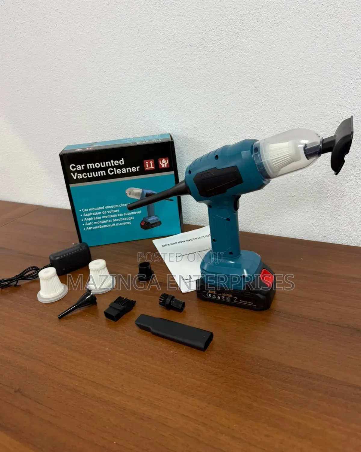 Cordless, 2-in-1 Handheld Car Mounted Cleaner And Air Blower