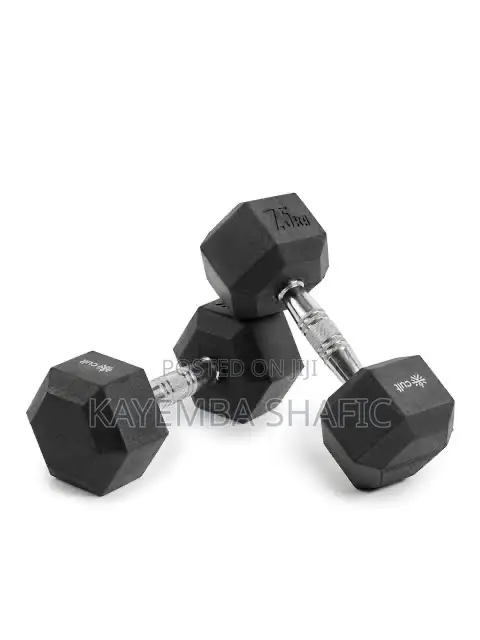 Cult 7.5kg Rubber Hex Dumbbells (Pair) – Great Condition